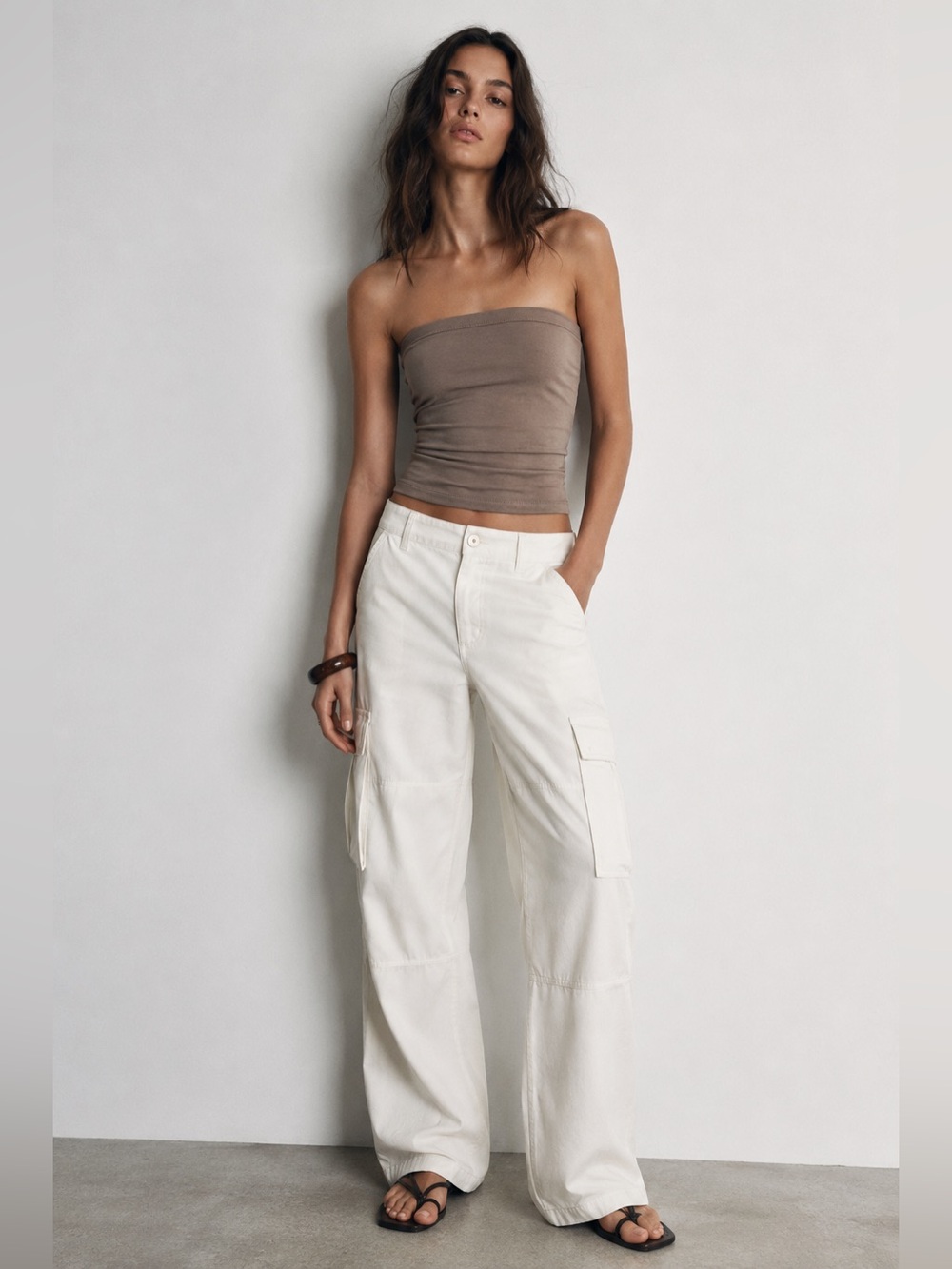Better Together Taupe Strapless Tube Top NWT Size S